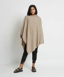 Santicler ACCESSORIES Jenica Cashmere Poncho, Multiple Colors