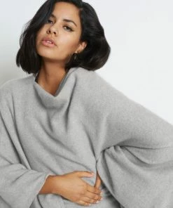 Santicler ACCESSORIES Jenica Cashmere Poncho, Multiple Colors