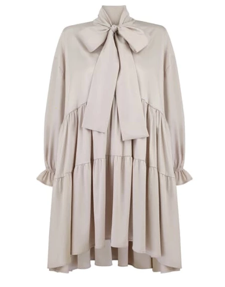 Monica Nera CLOTHING Amanda Pussybow Dress, Available In Multiple Colors 4 Monica Nera CLOTHING Amanda Pussybow Dress, Available In Multiple Colors