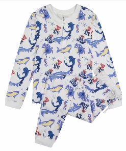 Ro's Garden Sleepwear Cameron Kid's Pajamas, Jawsome
