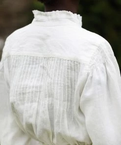 Seraphina CLOTHING THE LADDER LACE DRESS | Ecru Chambray