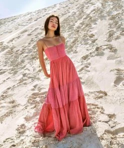 Hess CLOTHING Seville Maxi Dress Handloom