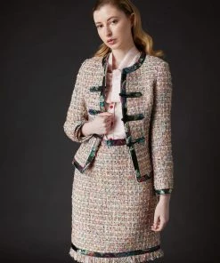 SKYLENCE Chelsea Tang Tweed Jacket Multi