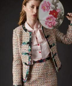 SKYLENCE Chelsea Tang Tweed Jacket Multi