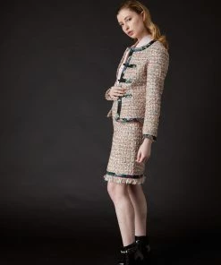 SKYLENCE Chelsea Tang Tweed Jacket Multi
