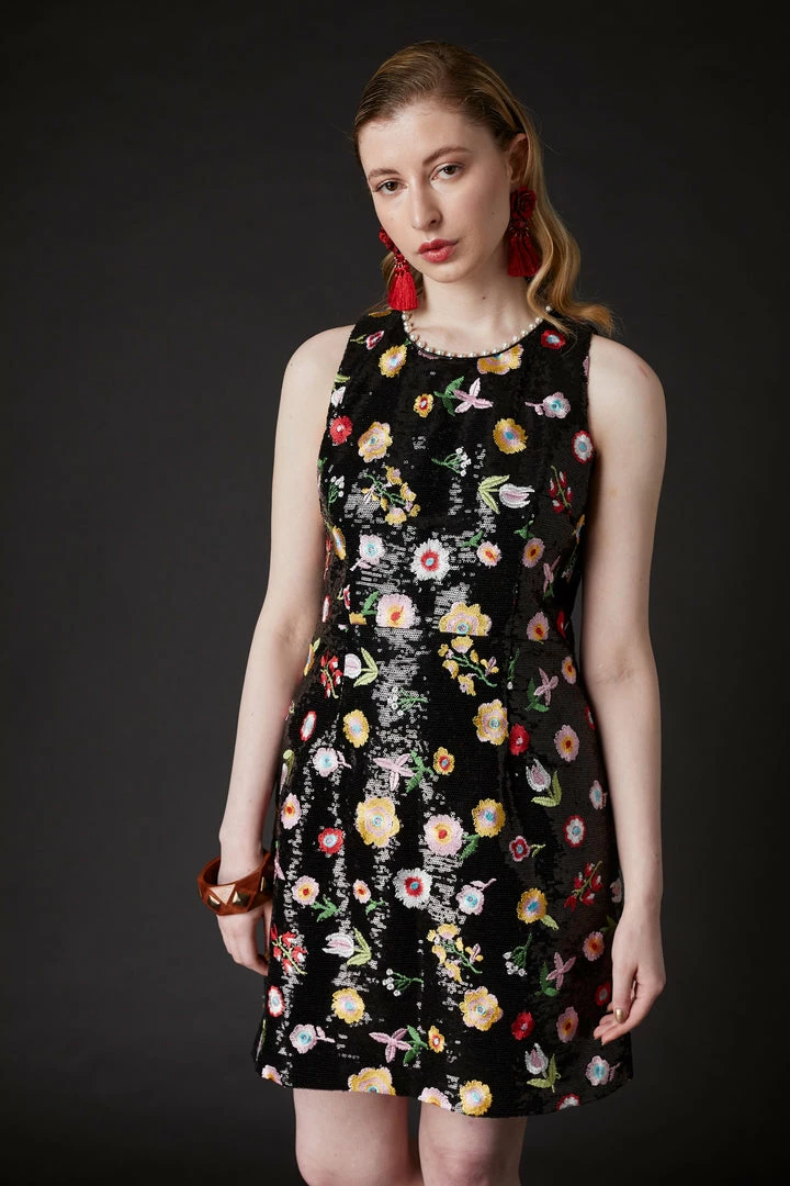 SKYLENCE WHAT'S HOT Derling Embroidered Dress Black 6 SKYLENCE WHAT'S HOT Derling Embroidered Dress Black