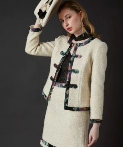 SKYLENCE WHAT'S HOT Chelsea Tang Tweed Skirt White 11 SKYLENCE WHAT'S HOT Chelsea Tang Tweed Skirt White