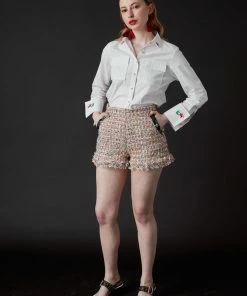 SKYLENCE WHAT'S HOT Chelsea Tang Tweed Shorts Multi