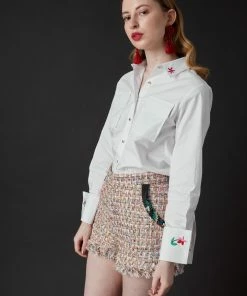 SKYLENCE WHAT'S HOT Chelsea Tang Tweed Shorts Multi