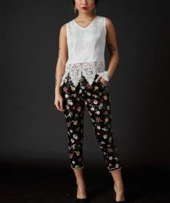 SKYLENCE Derling Embroidered Trousers WHAT'S HOT