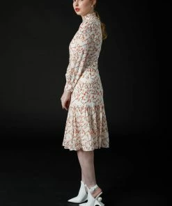 SKYLENCE Plum Blossom Midi Dress WHAT'S HOT