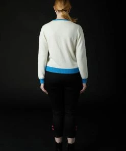 SKYLENCE Qiaochu Embroidered Cardigan Blue 10 SKYLENCE Qiaochu Embroidered Cardigan Blue