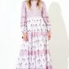 OLIPHANT Smocked Top Maxi- Indica Pink 2 OLIPHANT Smocked Top Maxi- Indica Pink