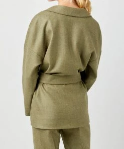 Soft Animal Wrap Jacket