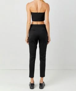 Soft Animal WHAT'S HOT Shirred Strapless Top