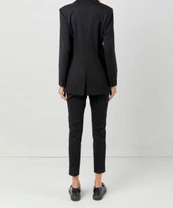 Soft Animal WHAT'S HOT Double-Breasted Blazer