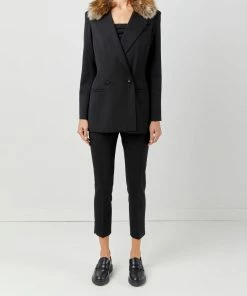 Soft Animal WHAT'S HOT Double-Breasted Blazer