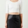 Soft Animal Leather Mini Skirt WHAT'S HOT