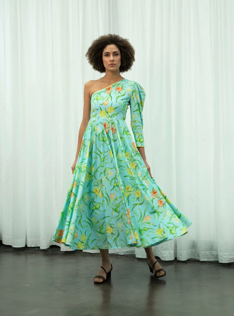 Sruti Dalmia Calling All Colors One-Shoulder Maxi Dress 6 Sruti Dalmia Calling All Colors One-Shoulder Maxi Dress