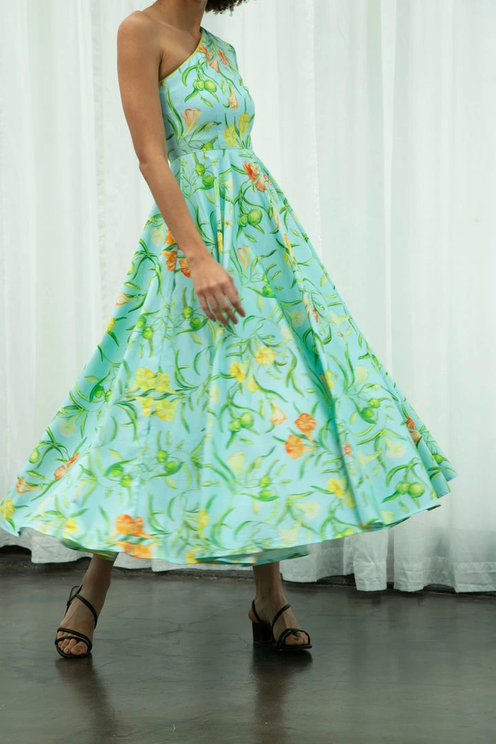 Sruti Dalmia Calling All Colors One-Shoulder Maxi Dress 7 Sruti Dalmia Calling All Colors One-Shoulder Maxi Dress