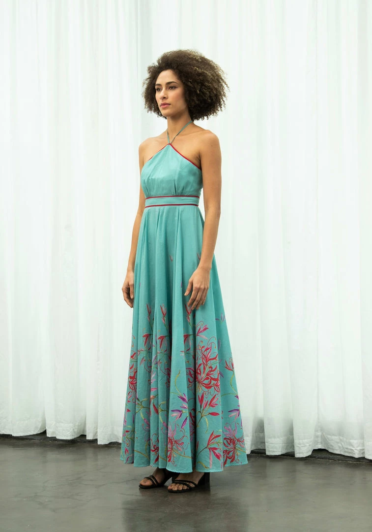 Sruti Dalmia Spider Lily Halter Dress WHAT'S HOT 6 Sruti Dalmia Spider Lily Halter Dress WHAT'S HOT