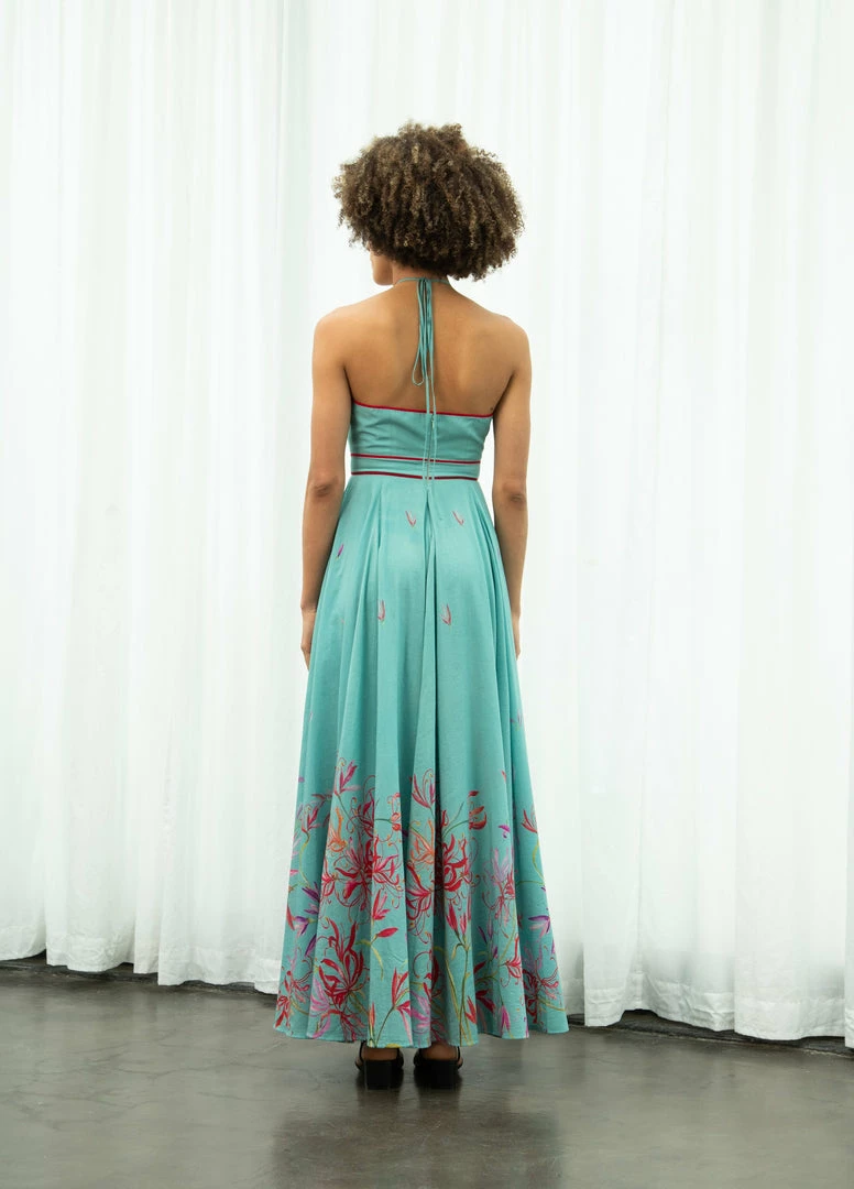 Sruti Dalmia Spider Lily Halter Dress WHAT'S HOT 7 Sruti Dalmia Spider Lily Halter Dress WHAT'S HOT