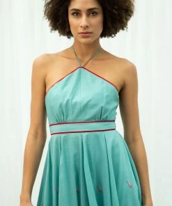 Sruti Dalmia Spider Lily Halter Dress WHAT'S HOT 21 Sruti Dalmia Spider Lily Halter Dress WHAT'S HOT