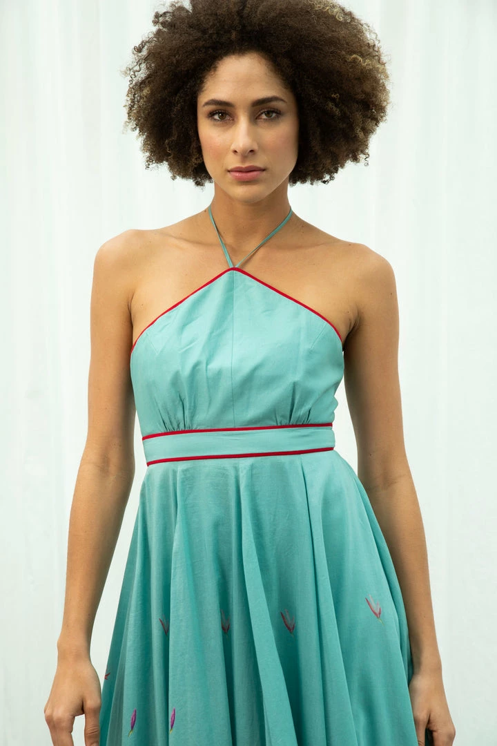 Sruti Dalmia Spider Lily Halter Dress WHAT'S HOT 11 Sruti Dalmia Spider Lily Halter Dress WHAT'S HOT