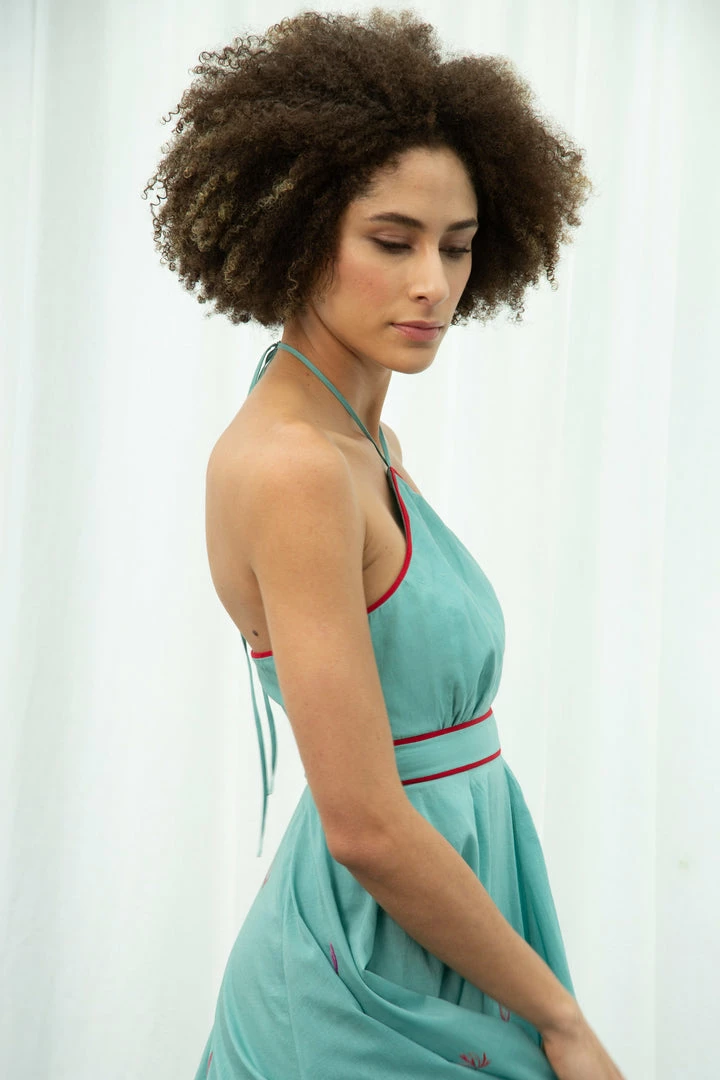 Sruti Dalmia Spider Lily Halter Dress WHAT'S HOT 12 Sruti Dalmia Spider Lily Halter Dress WHAT'S HOT