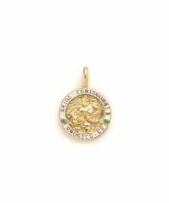 Heritage Jewelry Saint Christopher Mini Pendant, Multiple Colors Available WHAT'S HOT