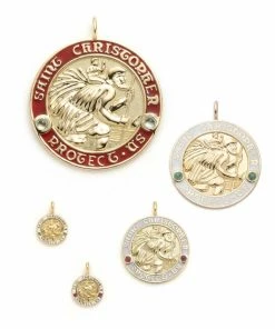 Heritage Jewelry WHAT'S HOT Saint Christopher Large Pendant, Multiple Colors Available 9 Heritage Jewelry WHAT'S HOT Saint Christopher Large Pendant, Multiple Colors Available
