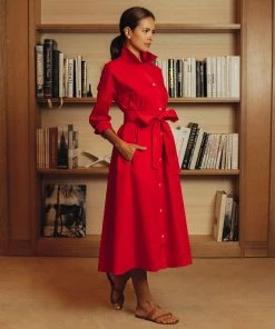 Daphne Wilde Stella In Red Cotton WHAT'S HOT 10 Daphne Wilde Stella In Red Cotton WHAT'S HOT