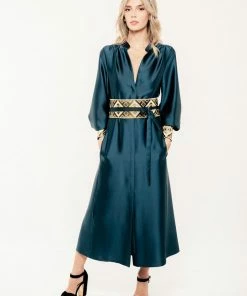 RosewaterHouse CLOTHING Isfahan Dress - Peacock