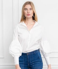 The Shirt By Rochelle Behrens The Molly Shirt, White 9 The Shirt By Rochelle Behrens The Molly Shirt, White