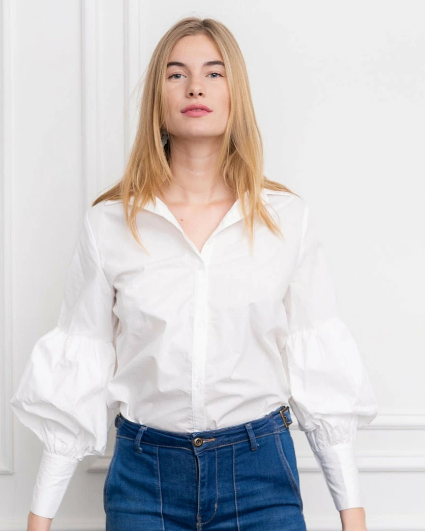 The Shirt By Rochelle Behrens The Molly Shirt, White 3 The Shirt By Rochelle Behrens The Molly Shirt, White