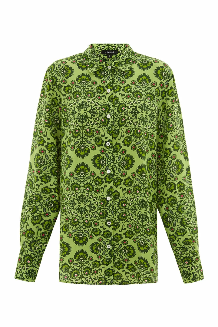 Valle & Vik WHAT'S HOT The Power Shirt | Ville Blomst Lime 3 Valle & Vik WHAT'S HOT The Power Shirt | Ville Blomst Lime