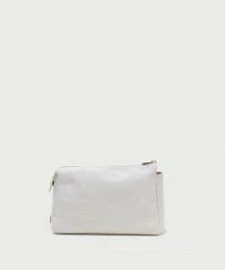 Neely & Chloe No. 30 The Small Canvas Pouch Pebble 17 Neely & Chloe No. 30 The Small Canvas Pouch Pebble