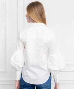 The Shirt By Rochelle Behrens The Molly Shirt, White