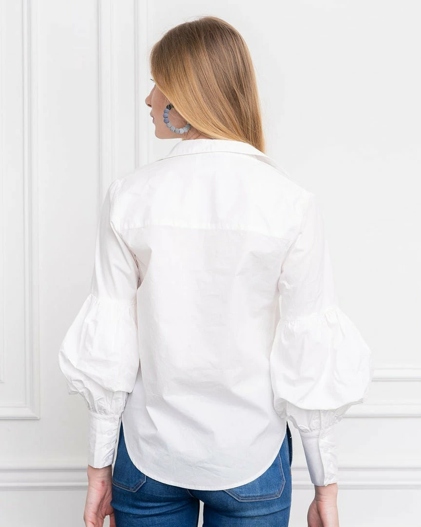 The Shirt By Rochelle Behrens The Molly Shirt, White 4 The Shirt By Rochelle Behrens The Molly Shirt, White