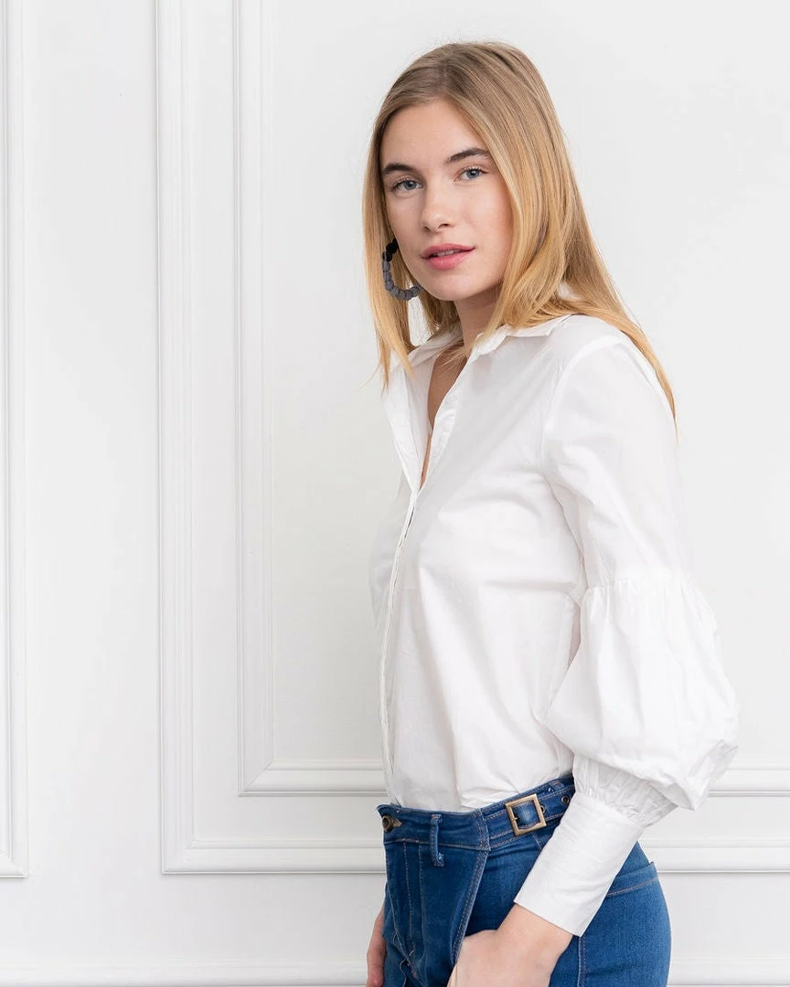 The Shirt By Rochelle Behrens The Molly Shirt, White 6 The Shirt By Rochelle Behrens The Molly Shirt, White