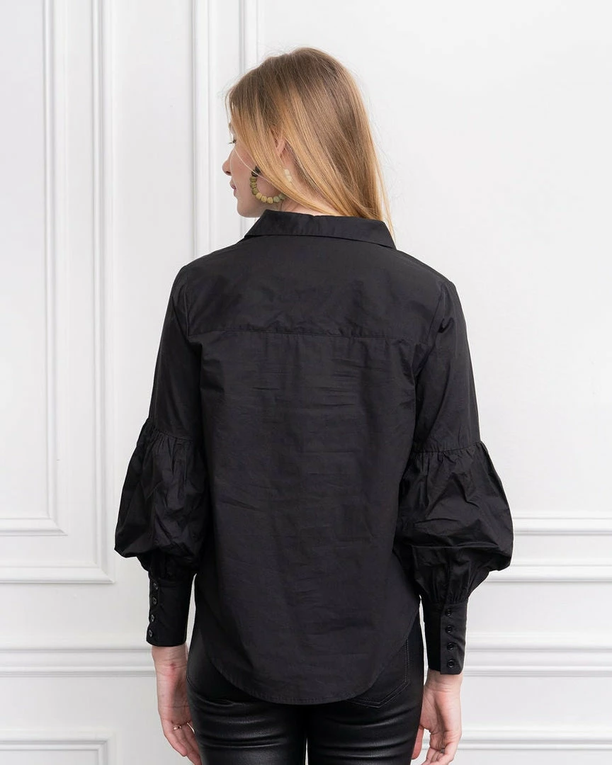 The Shirt By Rochelle Behrens The Molly Shirt, Black 4 The Shirt By Rochelle Behrens The Molly Shirt, Black