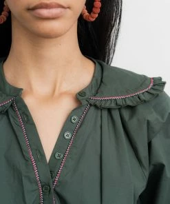 The Shirt By Rochelle Behrens The Taylor Dress, Hunter