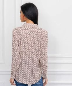 The Shirt By Rochelle Behrens The Signature Shirt W/ Ruffled Pocket