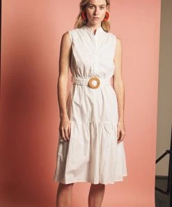 The Shirt By Rochelle Behrens The Sleeveless Camelot Dress