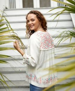 The Coast Brand Tiburon Top - Light Pink/Peach/Light Blue WHAT'S HOT 11 The Coast Brand Tiburon Top - Light Pink/Peach/Light Blue WHAT'S HOT