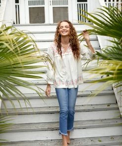 The Coast Brand Tiburon Top - Light Pink/Peach/Light Blue WHAT'S HOT 10 The Coast Brand Tiburon Top - Light Pink/Peach/Light Blue WHAT'S HOT