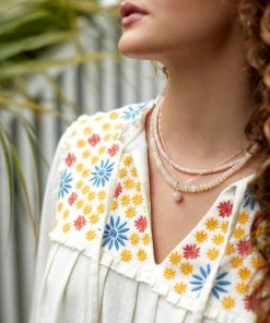 The Coast Brand WHAT'S HOT Tiburon Top - Burnt Red/Blue/Saffron