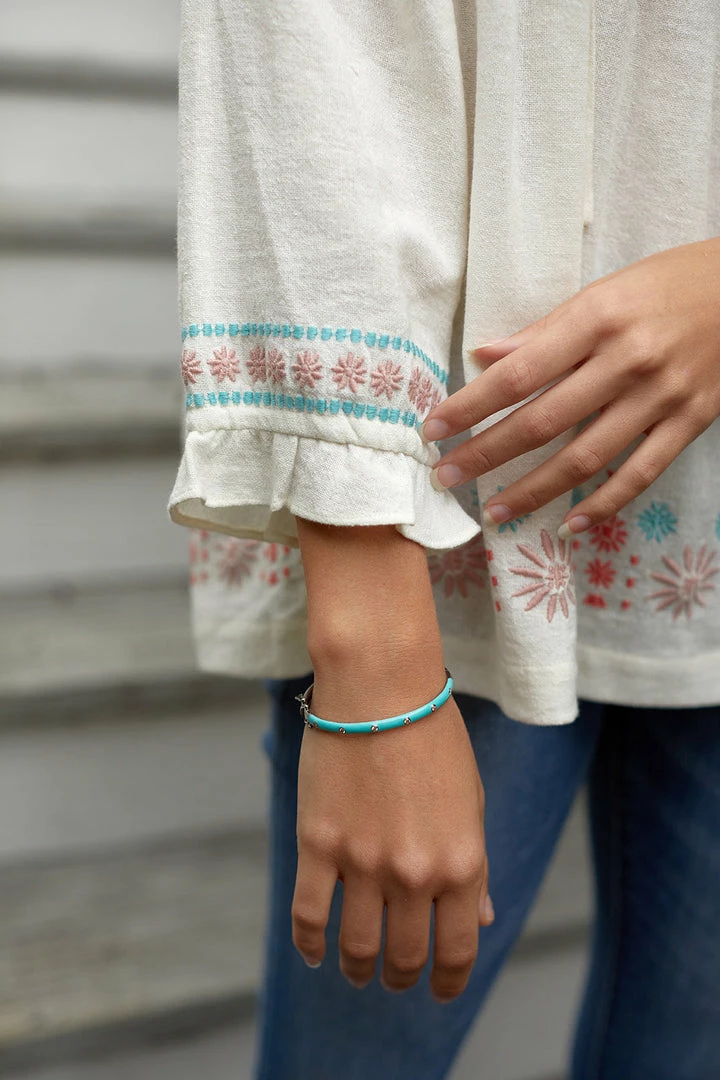 The Coast Brand Tiburon Top - Light Pink/Peach/Light Blue WHAT'S HOT 7 The Coast Brand Tiburon Top - Light Pink/Peach/Light Blue WHAT'S HOT