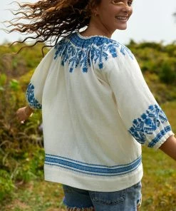 The Coast Brand Tokeneke Top - Blue