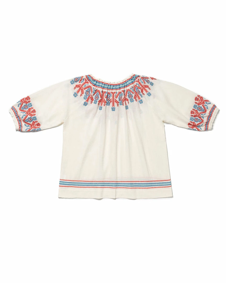 The Coast Brand Tokeneke Top - Burnt Red/Blue Gray/Light Blue 5 The Coast Brand Tokeneke Top - Burnt Red/Blue Gray/Light Blue